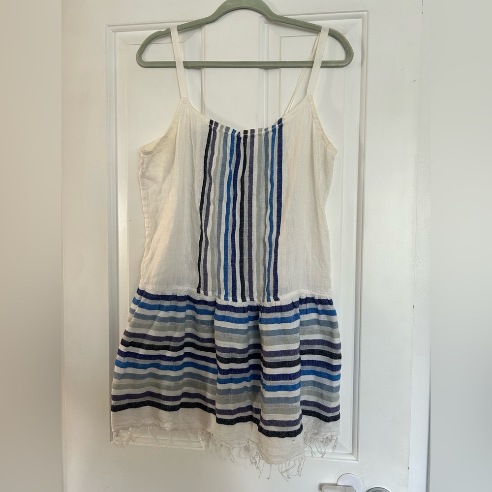 Lemlem Ethiopia Cotton Fringe Dress